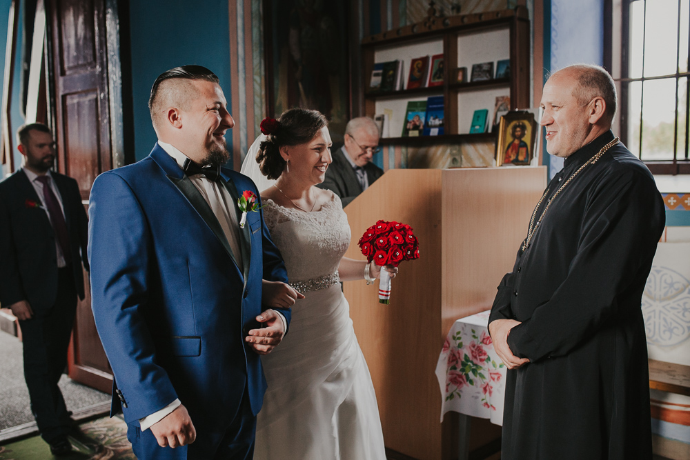 Paulina i Marcin – uroczystość prawosławna - fotograf ślubny Białystok Łomża Podlasie - Kamil Rumiński fotografia ślubna - fotograf ślubny Białystok Łomża