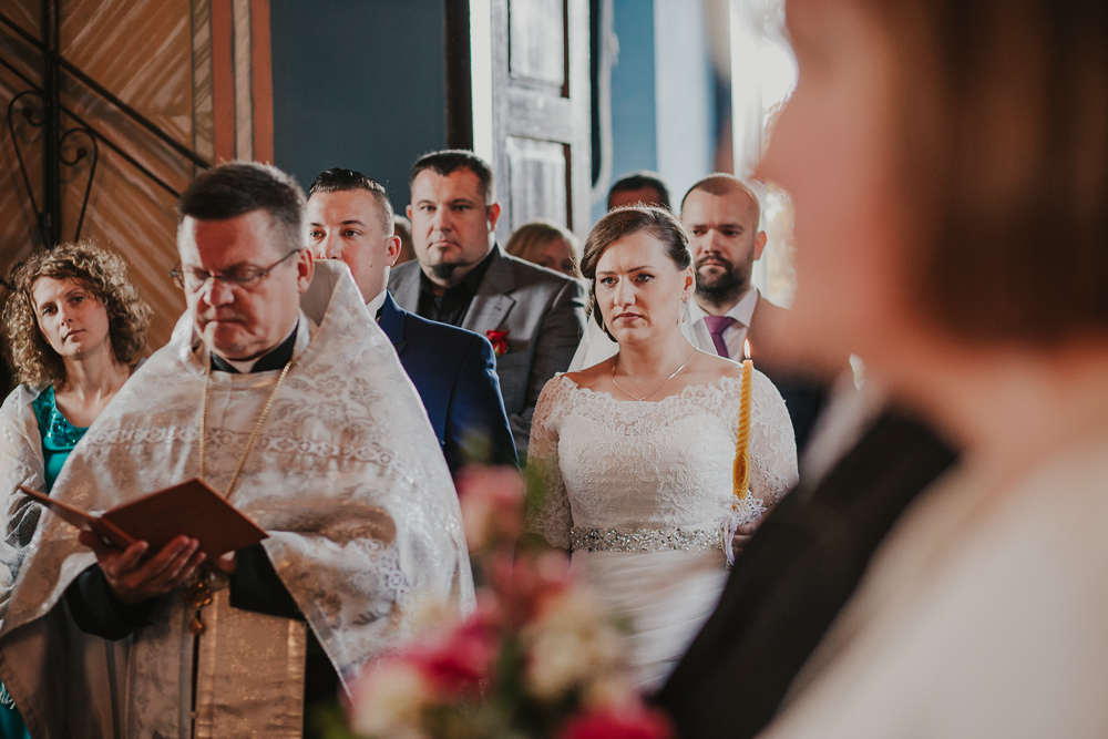 Paulina i Marcin – uroczystość prawosławna - fotograf ślubny Białystok Łomża Podlasie - Kamil Rumiński fotografia ślubna - fotograf ślubny Białystok Łomża