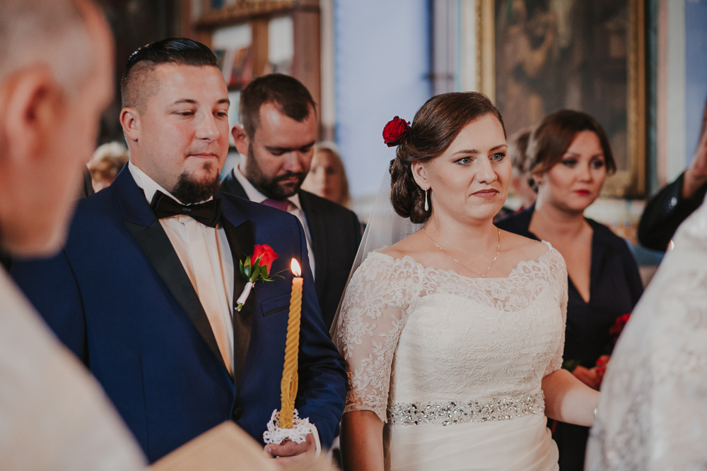 Paulina i Marcin – uroczystość prawosławna - fotograf ślubny Białystok Łomża Podlasie - Kamil Rumiński fotografia ślubna - fotograf ślubny Białystok Łomża