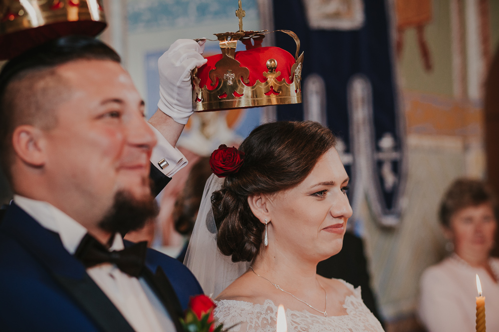 Paulina i Marcin – uroczystość prawosławna - fotograf ślubny Białystok Łomża Podlasie - Kamil Rumiński fotografia ślubna - fotograf ślubny Białystok Łomża