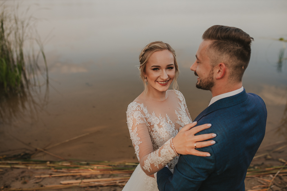 Paulina i Dawid – sesja plenerowa - fotograf ślubny Białystok Łomża Podlasie - Kamil Rumiński fotografia ślubna - fotograf ślubny Białystok Łomża
