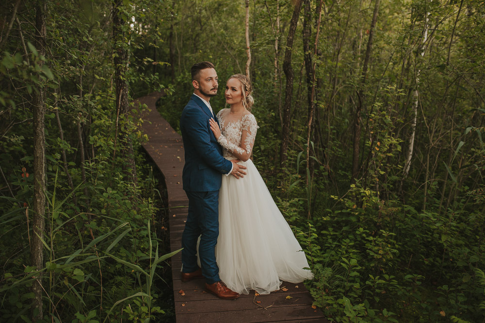 Paulina i Dawid – sesja plenerowa - fotograf ślubny Białystok Łomża Podlasie - Kamil Rumiński fotografia ślubna - fotograf ślubny Białystok Łomża